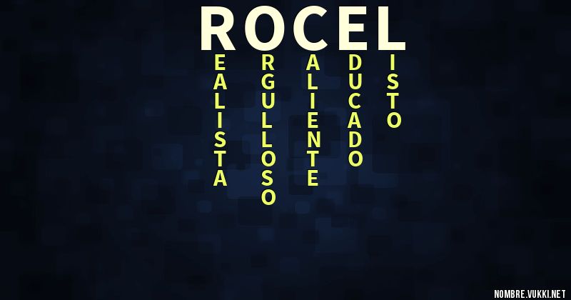 Acróstico rocel