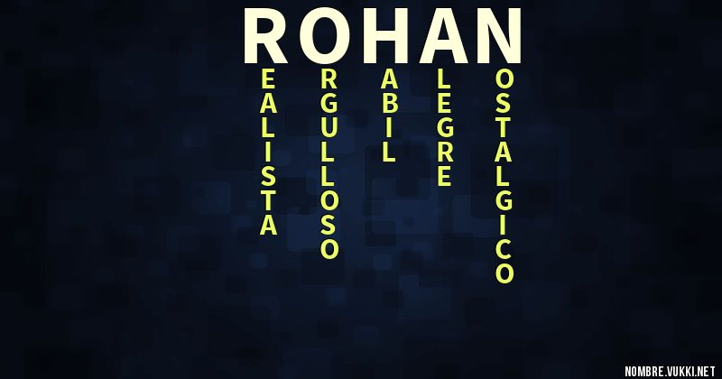 Acróstico rohan