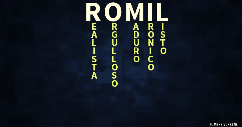 Acróstico romil