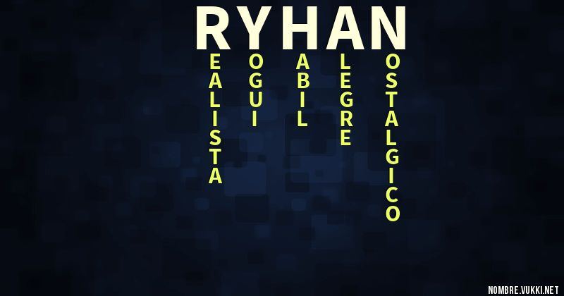 Acróstico ryhan