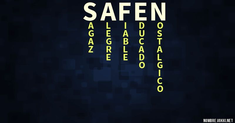 Qué significa safen