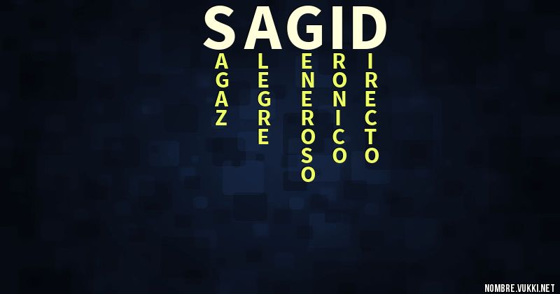 Acróstico sagid