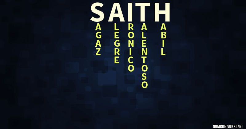 Acróstico saith