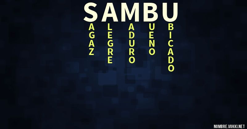 Acróstico sambu