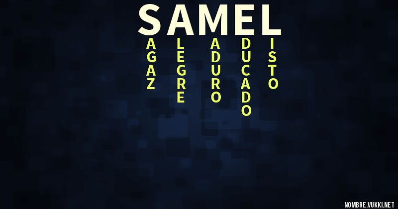 Acróstico samel