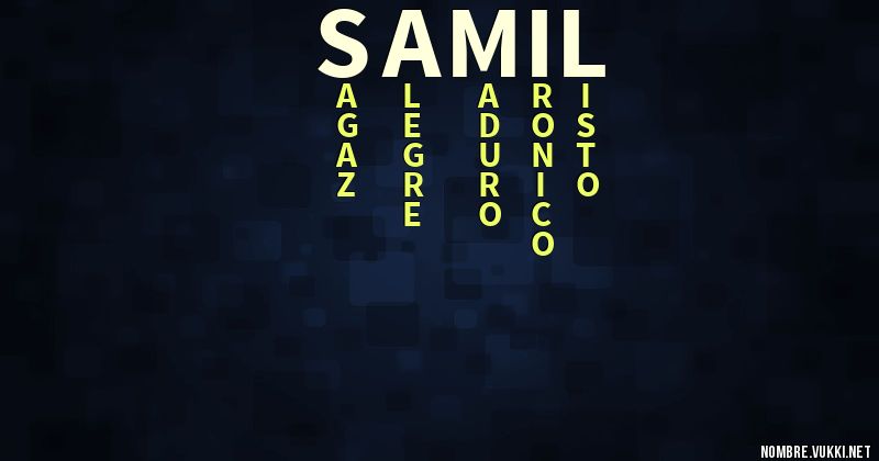 Acróstico samil