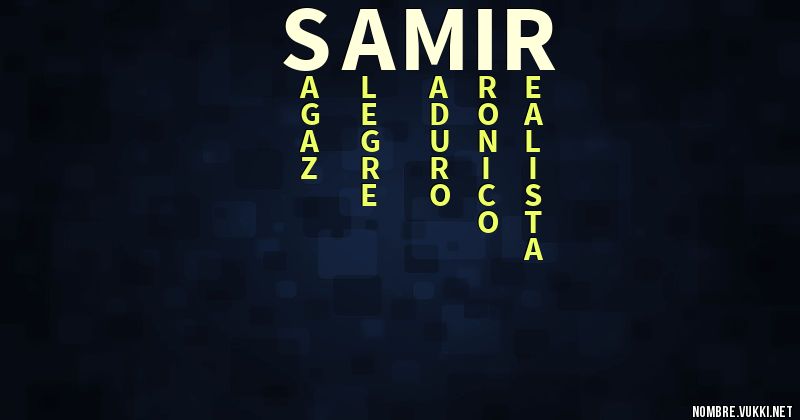 Acróstico samir