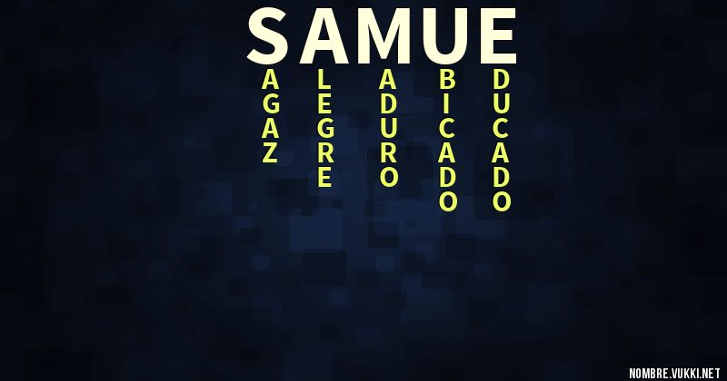 Acróstico samue