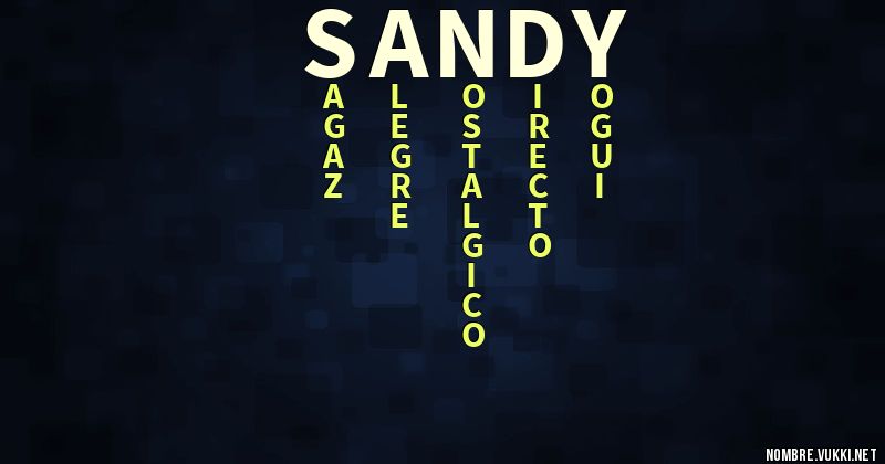 Acróstico sandy