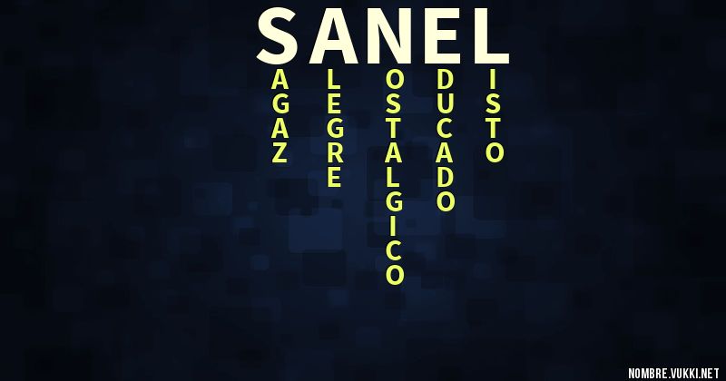 Acróstico sanel