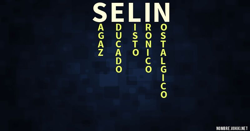 Acróstico selin