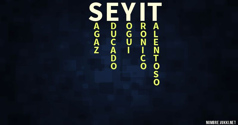 Acróstico seyit