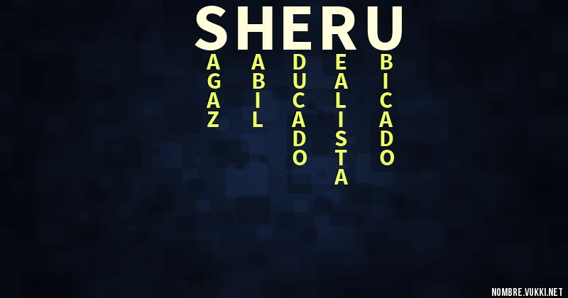 Acróstico sheru