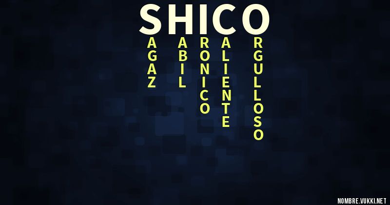 Acróstico shico