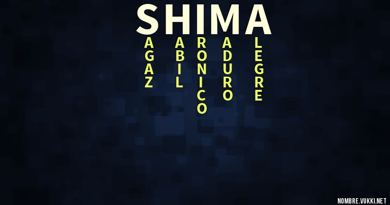 Acróstico shima