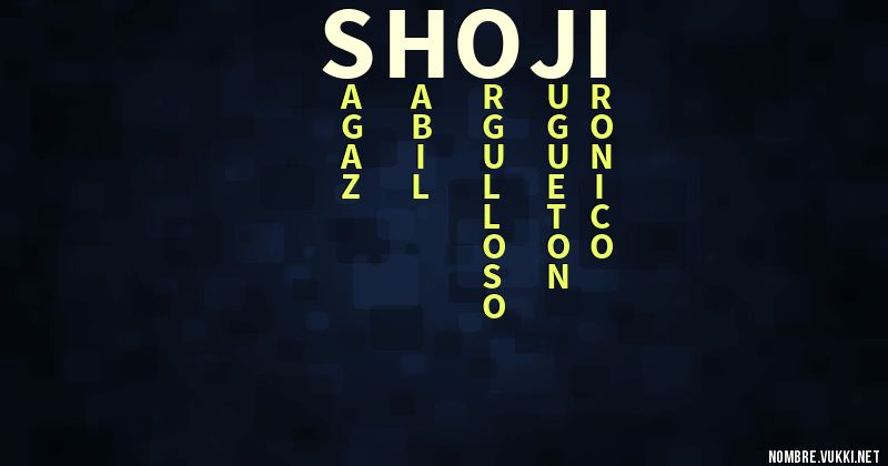 Acróstico shoji