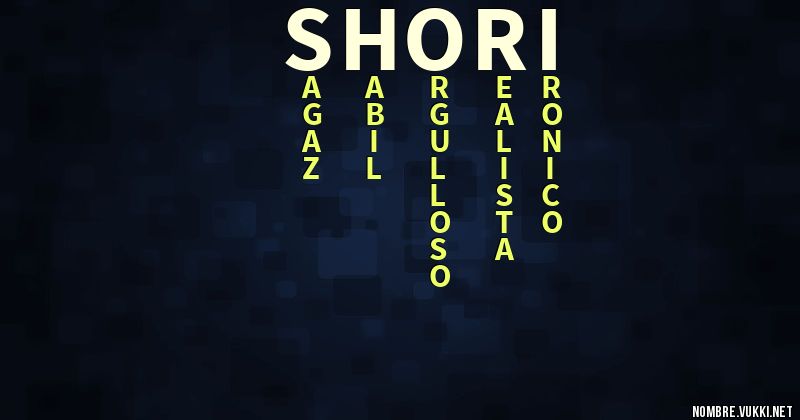 Acróstico shori