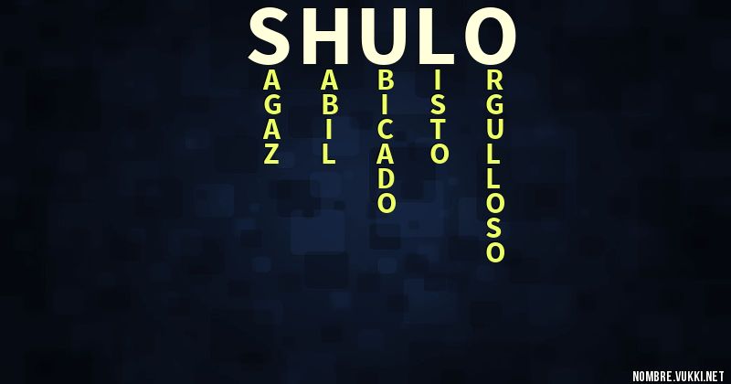 Acróstico shulo