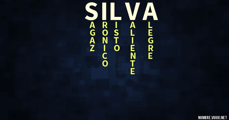 Acróstico silva