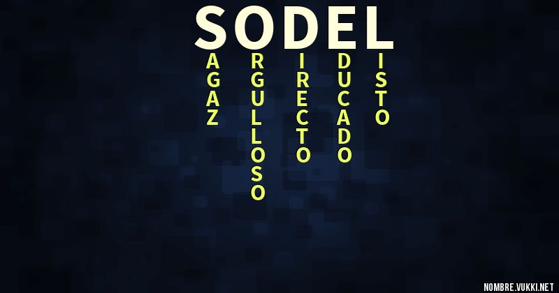Acróstico sodel