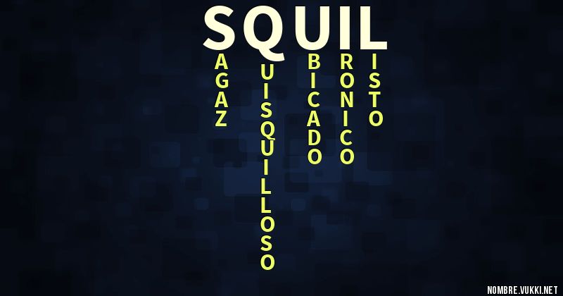 Acróstico squil