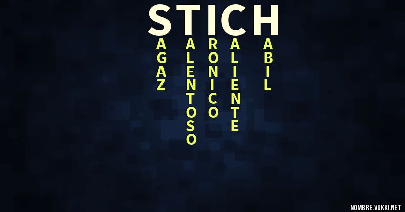 Acróstico stich