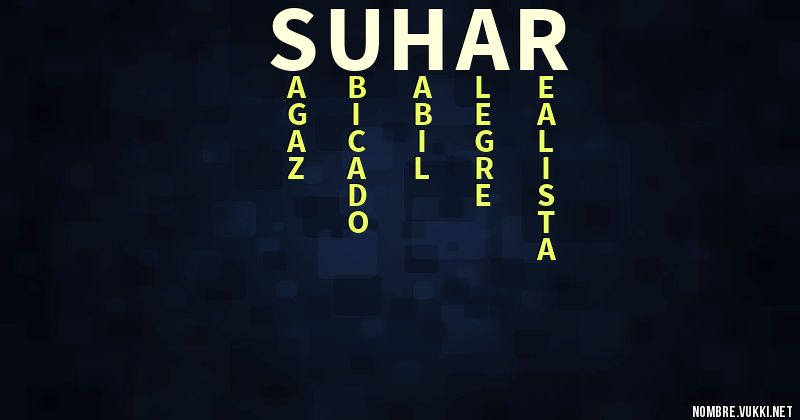 Acróstico suhar