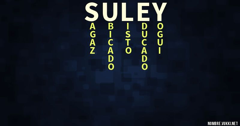 Acróstico suley