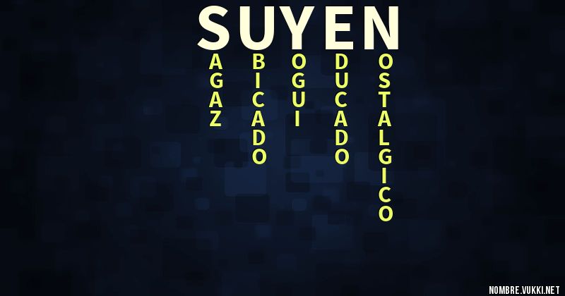 Acróstico suyen