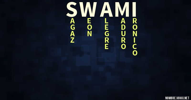 Acróstico swami