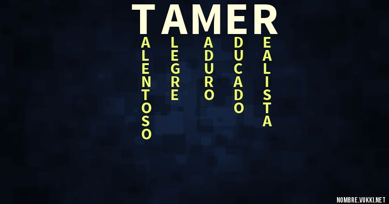 Acróstico tamer