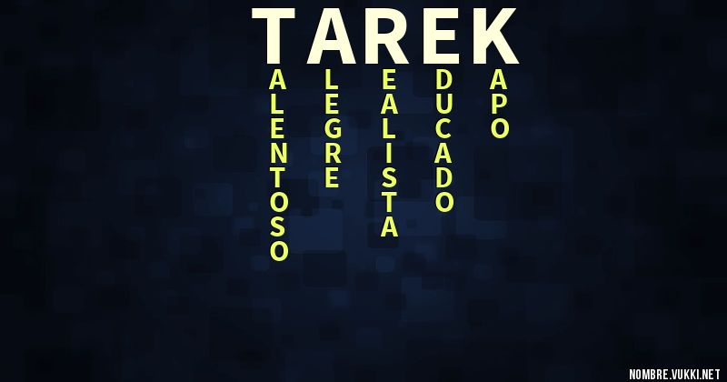Acróstico tarek