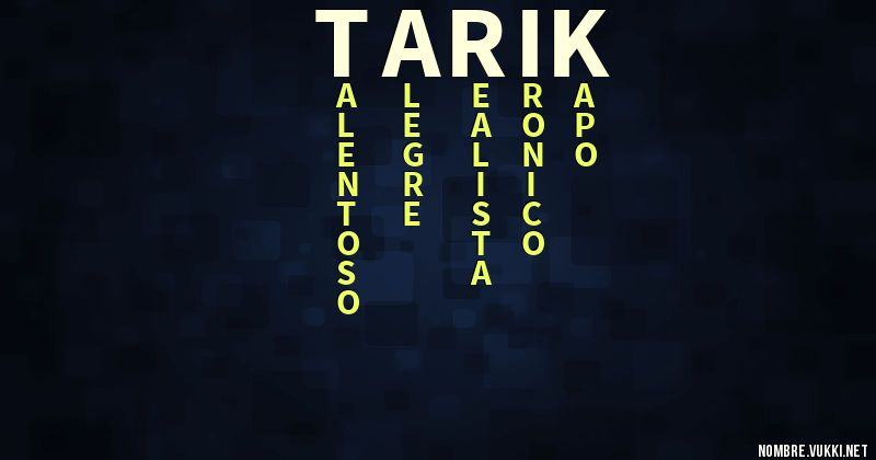 Acróstico tarik