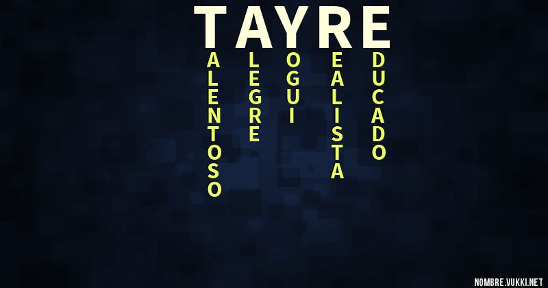 Acróstico tayre