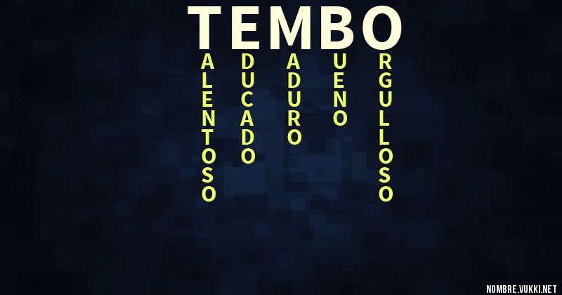 Acróstico tembo
