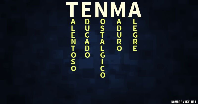 Acróstico tenma