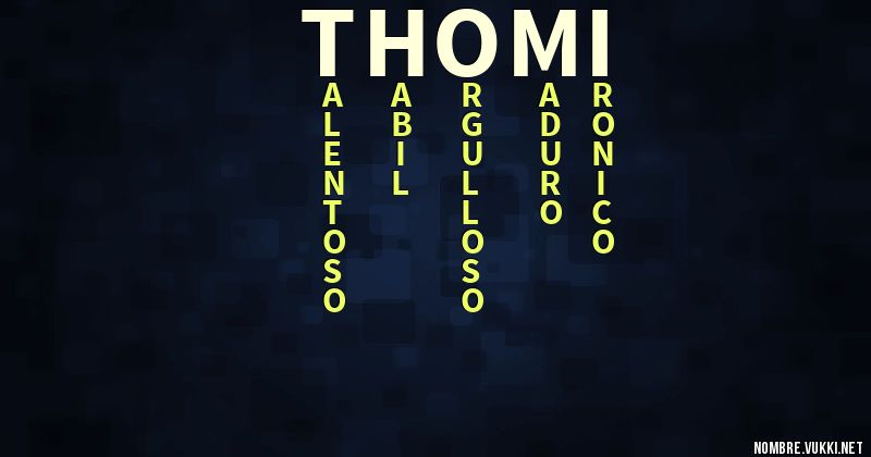 Acróstico thomi