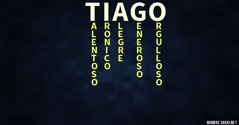 Acróstico tiago