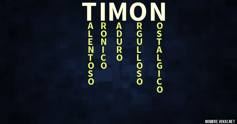 Acróstico timón