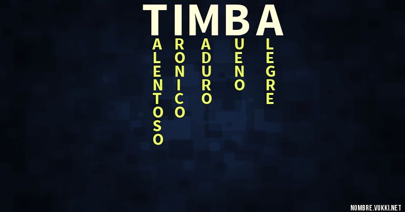 Acróstico timba