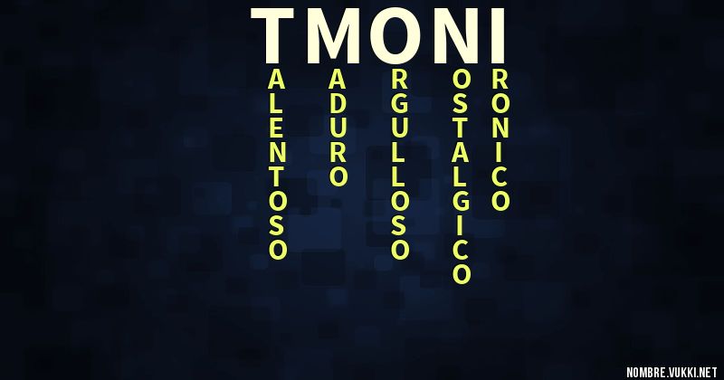 Acróstico tmoni