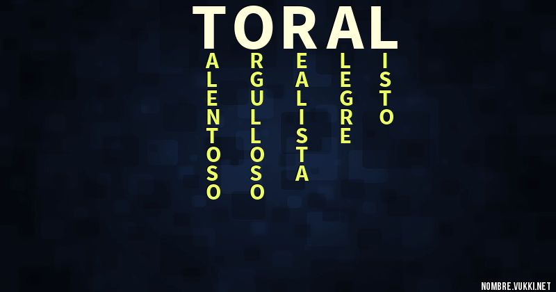 Acróstico toral