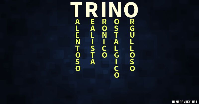 Acróstico trino