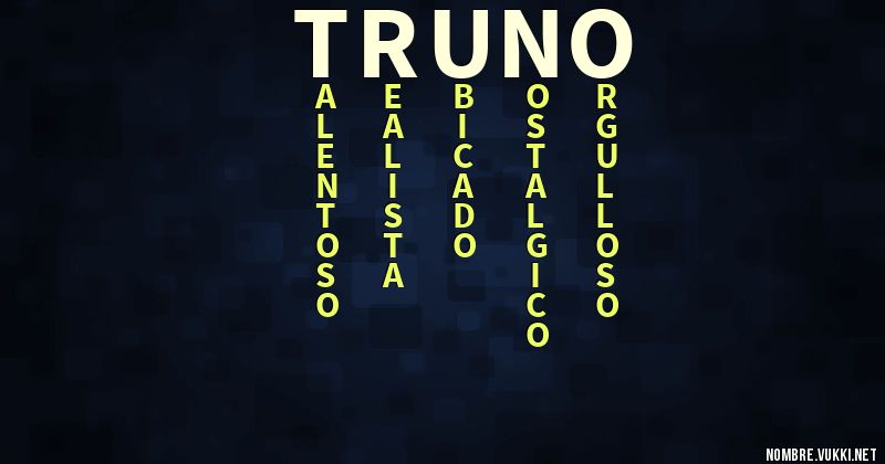 Acróstico truño