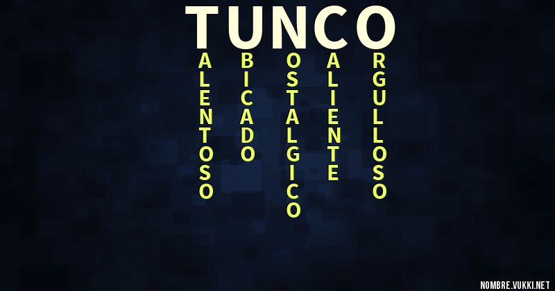 Acróstico tunco