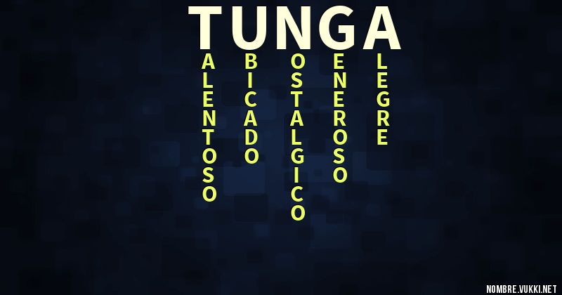 Acróstico tunga