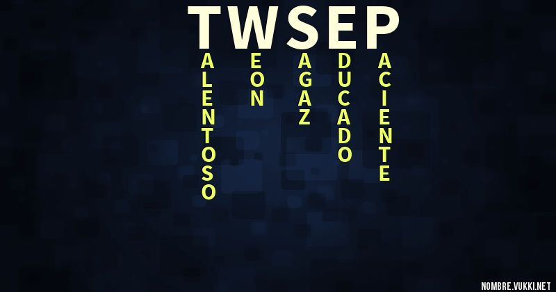 Acróstico twsep