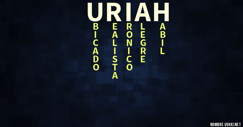 Acróstico uriah