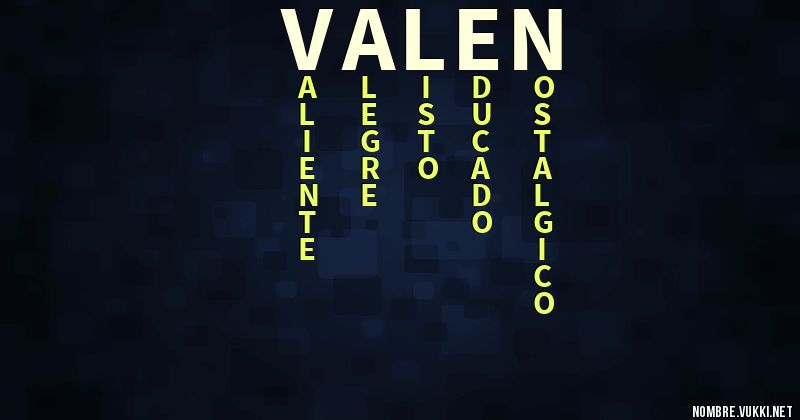 Acróstico valen