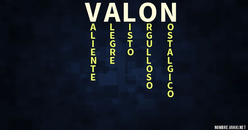 Acróstico valon